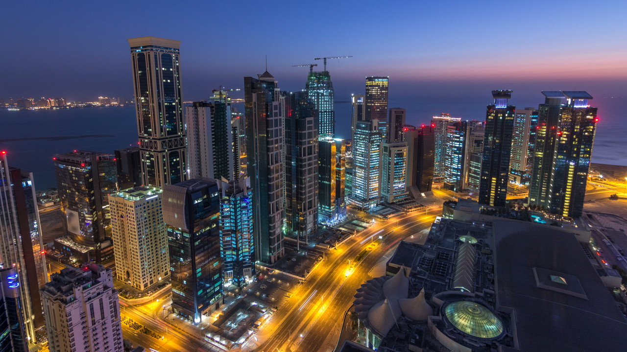 卡塔尔首都多哈图虫创意