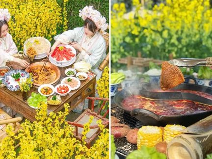 1.26亿人次出游，花田火锅、露营烧烤变身顶流-全旗论坛