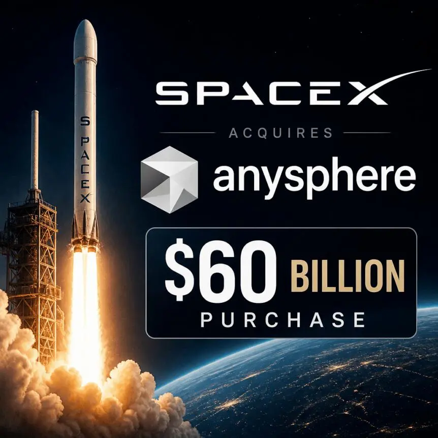 SpaceX 完成對Cursor 開發商Anysphere 600 億美元的收購| KuCoin